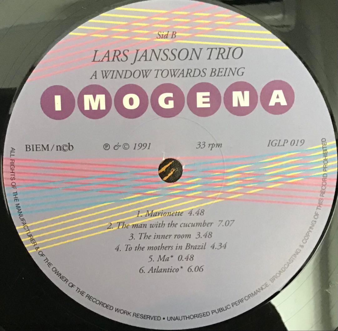【希少アナログ盤】LARS JANSSON TRIO / LP