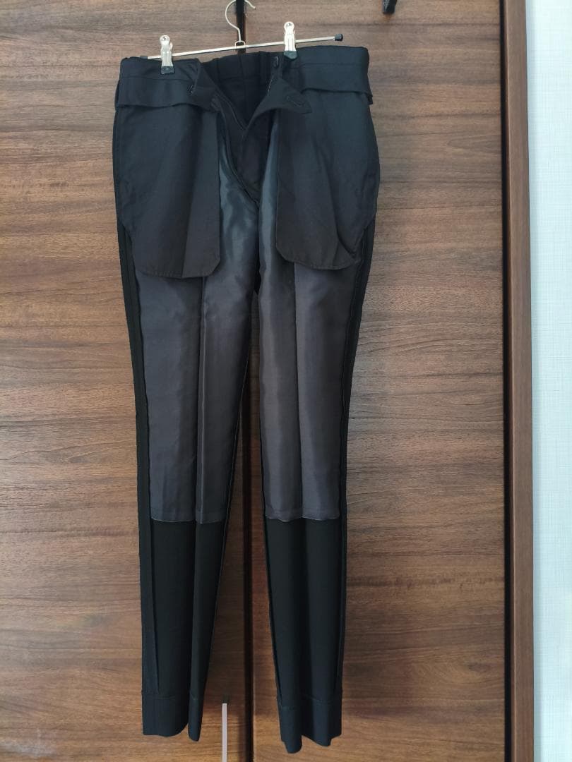 LAD MUSICIAN ラッドミュージシャン スリムスラックス 42 黒