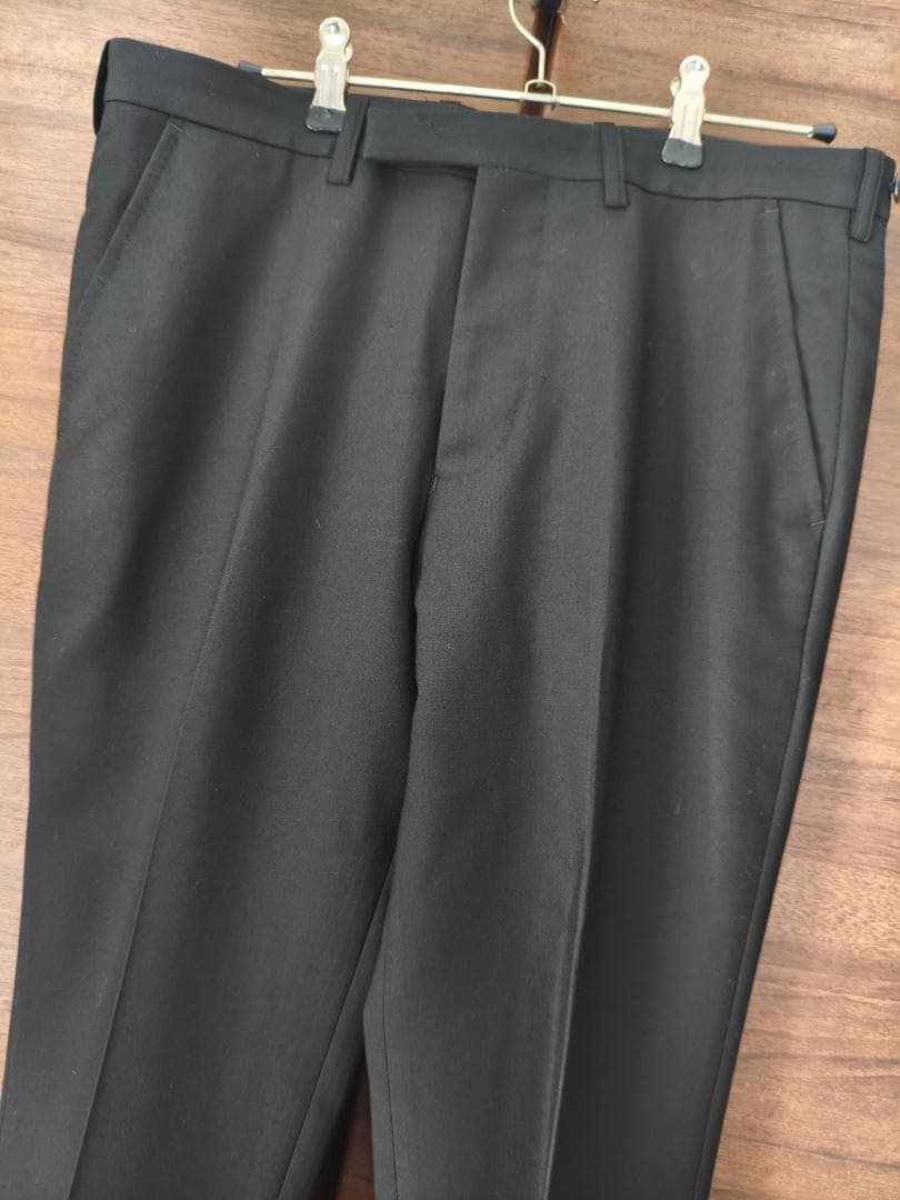 LAD MUSICIAN ラッドミュージシャン スリムスラックス 42 黒