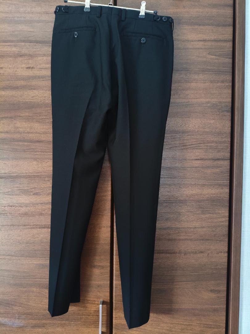 LAD MUSICIAN ラッドミュージシャン スリムスラックス 42 黒