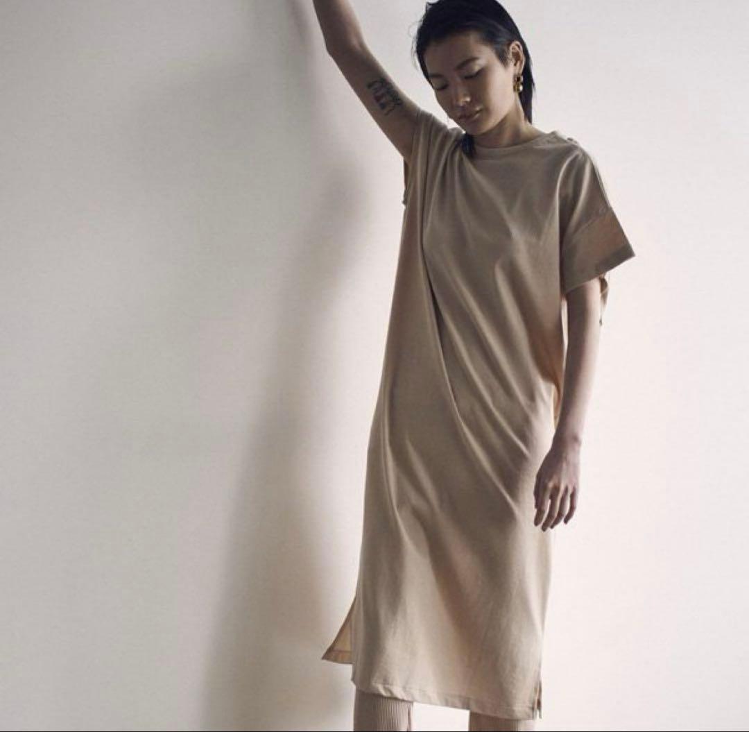 極美品✨SEA バックオープンドレス ブラック