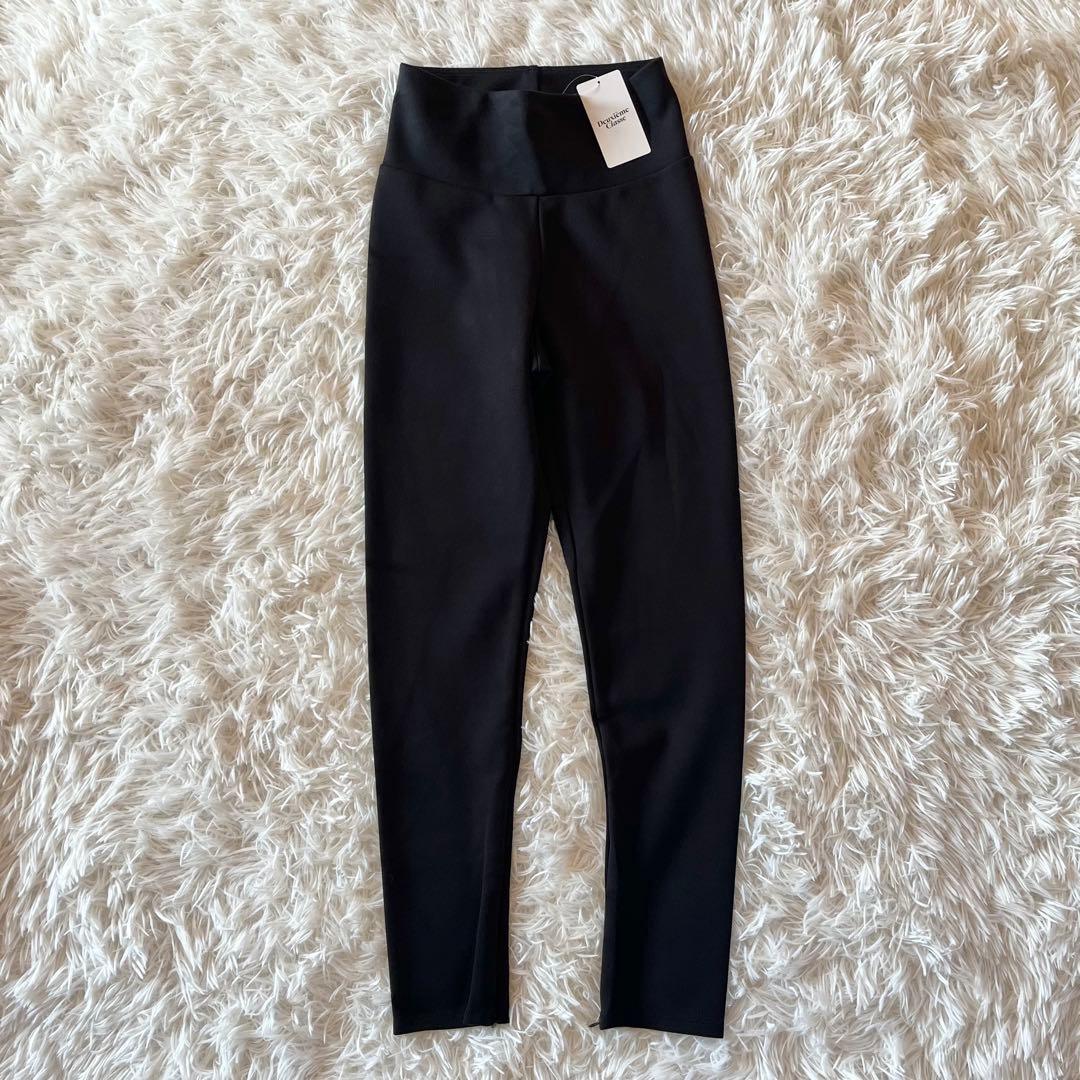 タグ付き✨ ドゥーズィエムクラス Warm Zipレギンスパンツ ブラック 34