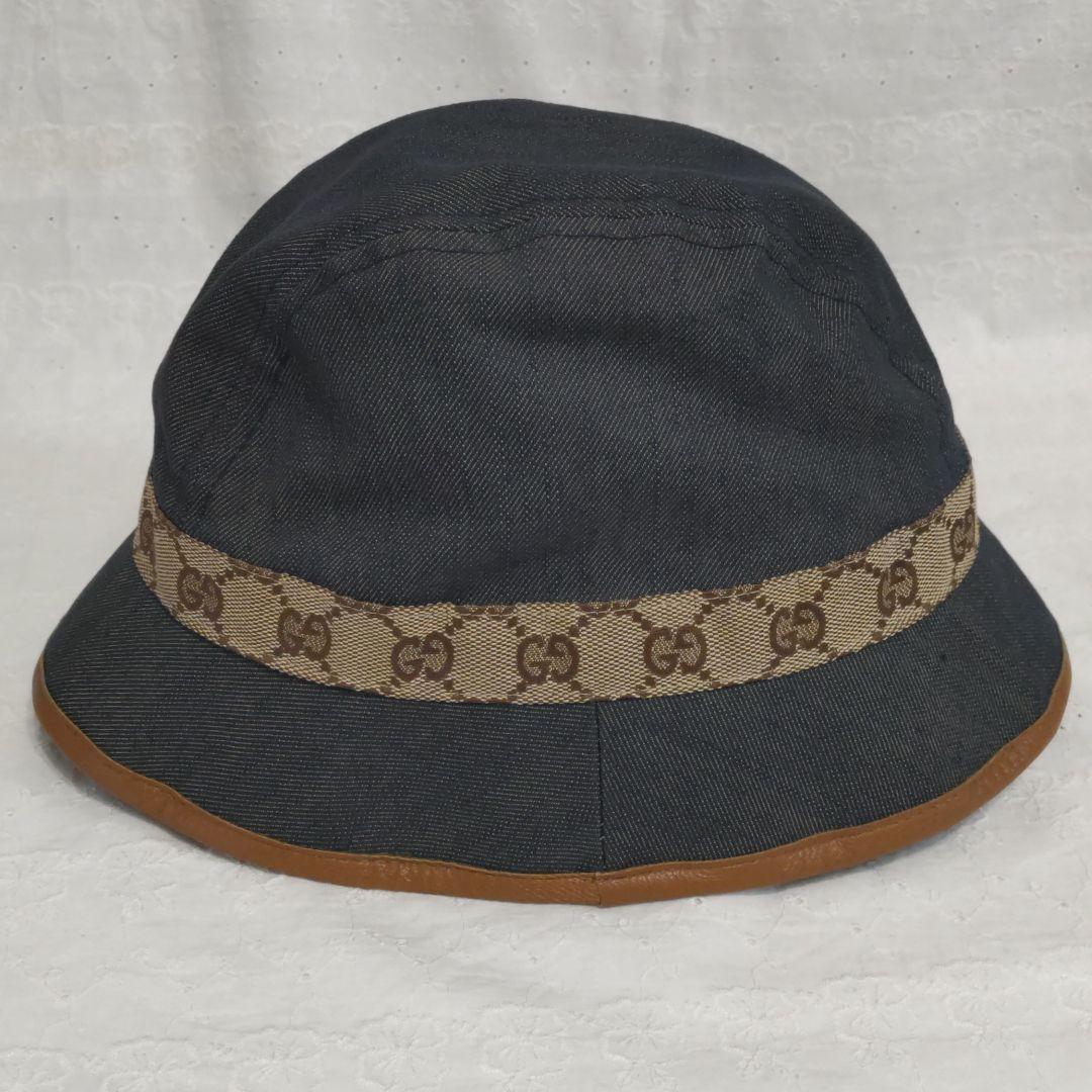 GUCCI　デニム　GG　お揃い　バケットハット　ショルダーバッグ　セット販売