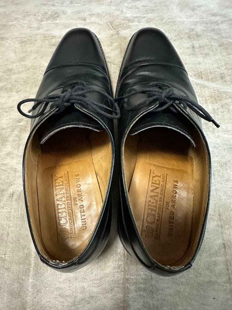 【美品】Cheaneyチーニー ストレートチップ