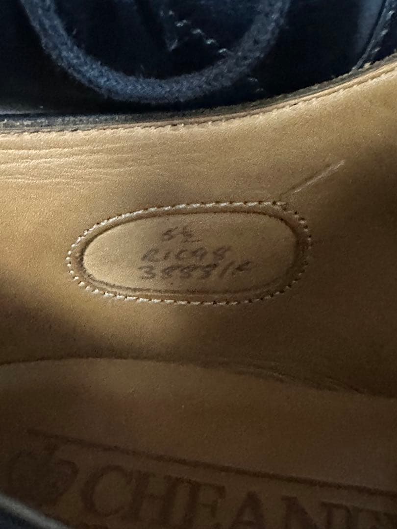 【美品】Cheaneyチーニー ストレートチップ