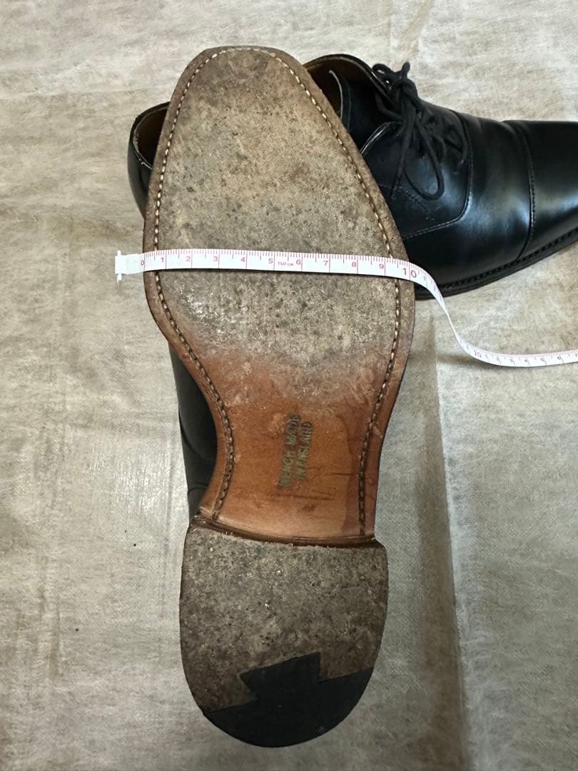 【美品】Cheaneyチーニー ストレートチップ