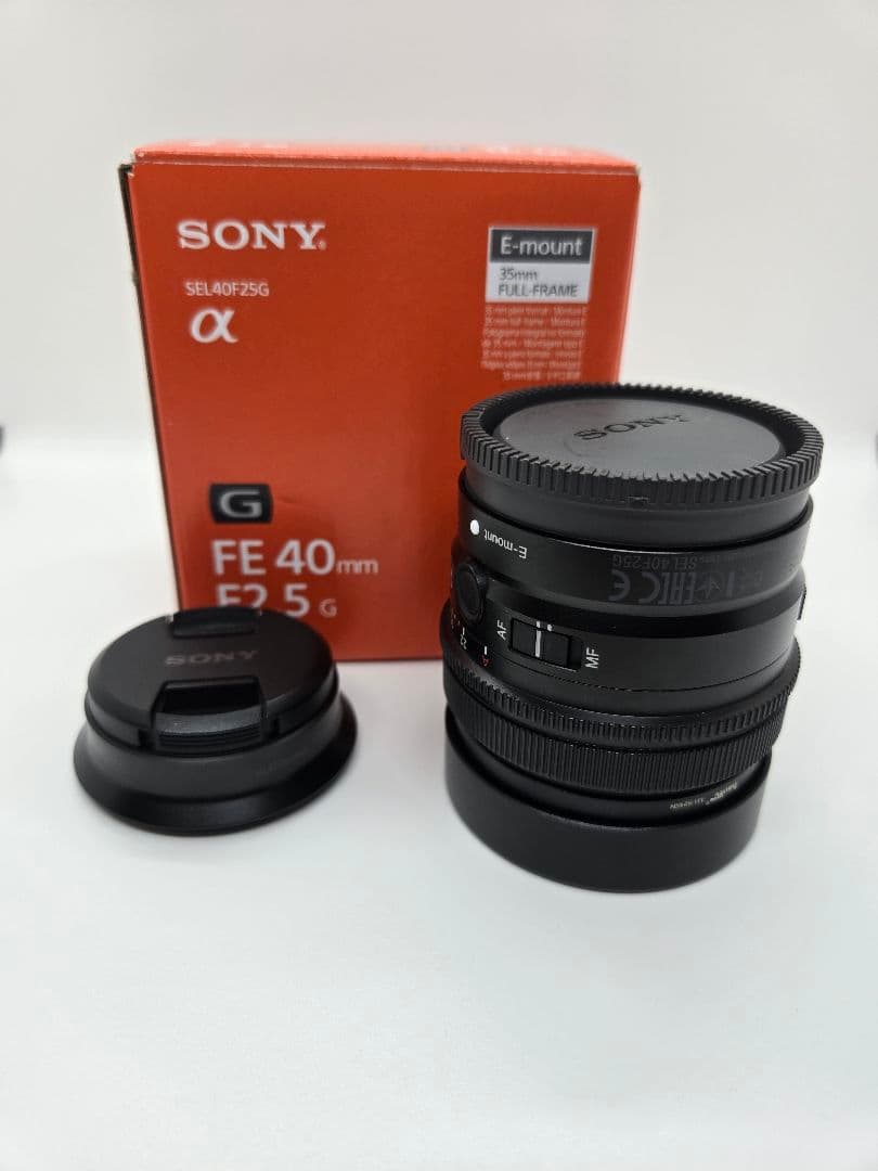 レンズ(単焦点) Fe 40mm f2.5 G + hoage hood