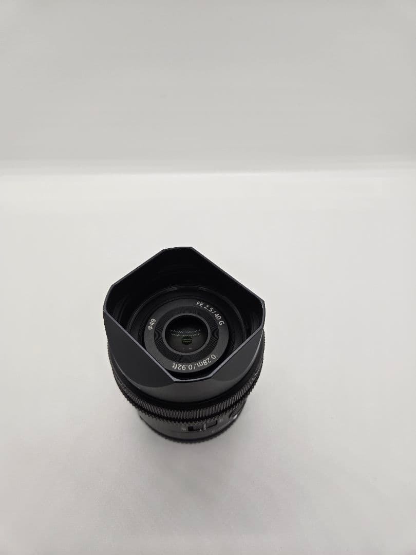 レンズ(単焦点) Fe 40mm f2.5 G + hoage hood