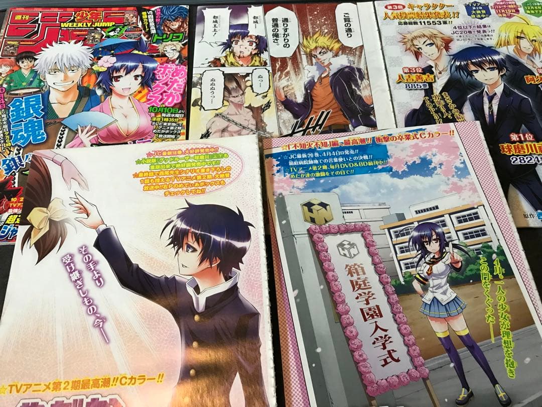 めだかボックス　切り抜き　西尾維新　暁月あきら　週刊少年ジャンプ　暗号学園