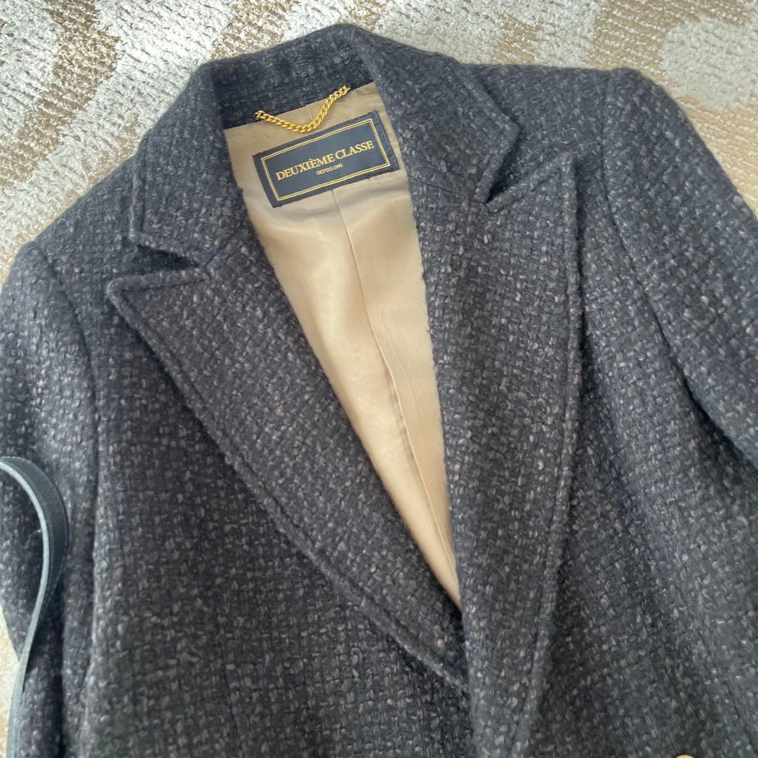 Deuxieme Classeツイードテーラードジャケット38サイズ