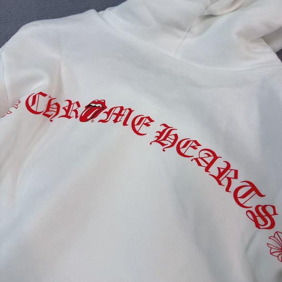 Chrome Hearts ホワイトパーカー 男女兼用