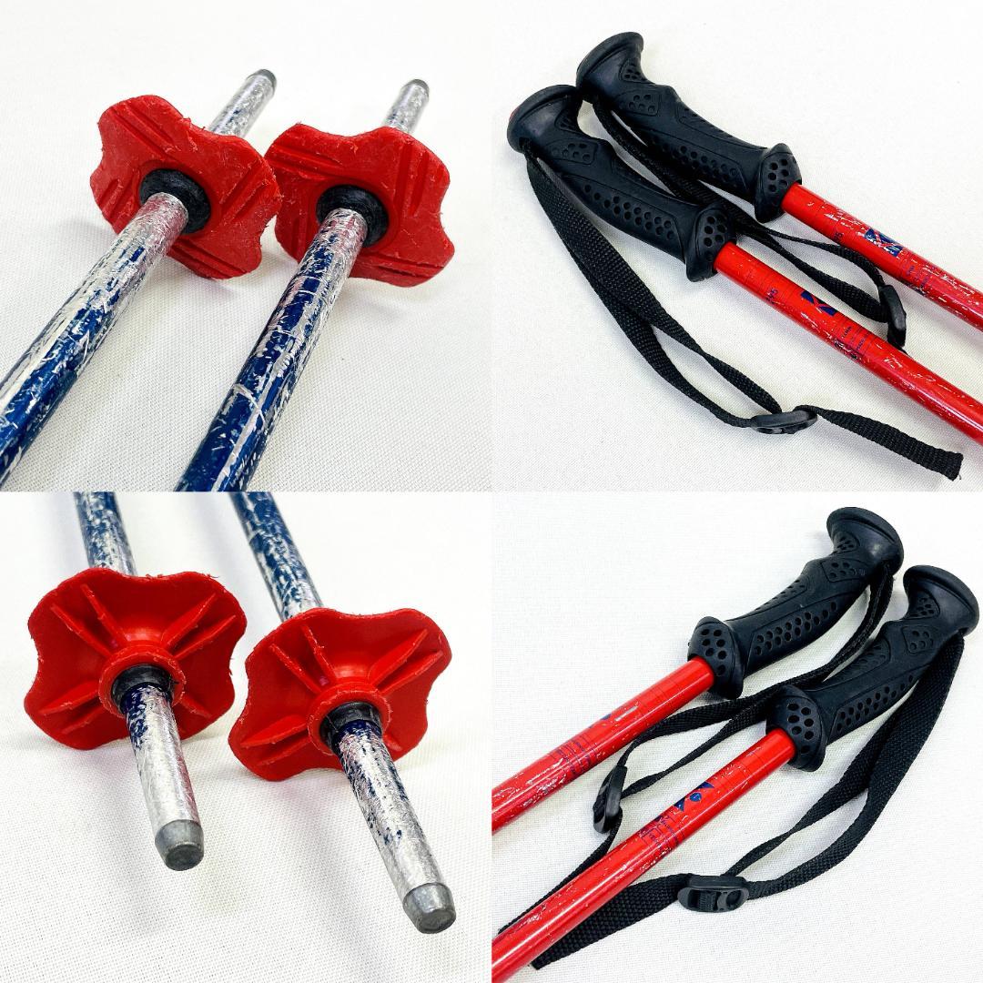 ATOMIC RACE:5 110cm ジュニアスキーセット ストック付き