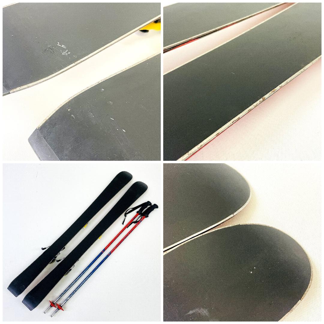 ATOMIC RACE:5 110cm ジュニアスキーセット ストック付き