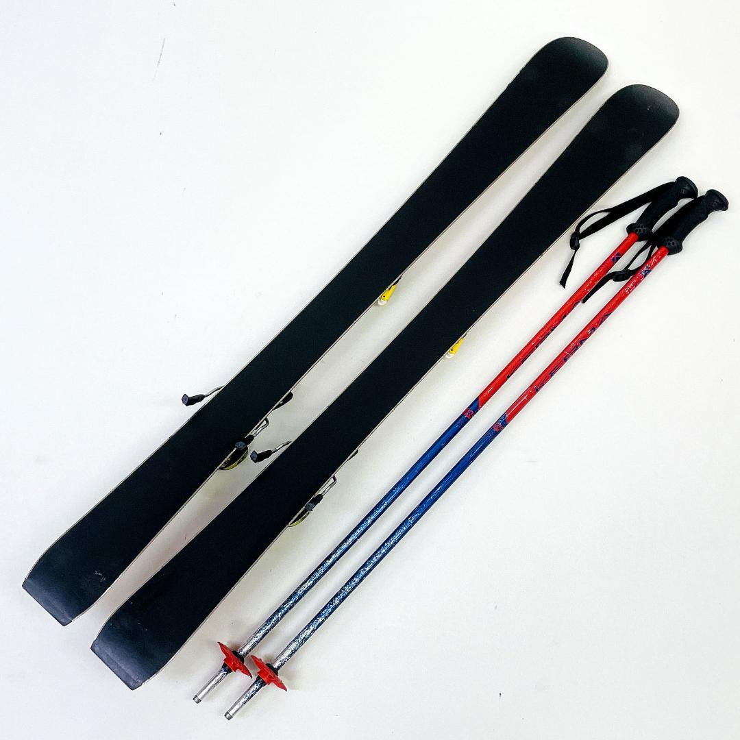 ATOMIC RACE:5 110cm ジュニアスキーセット ストック付き