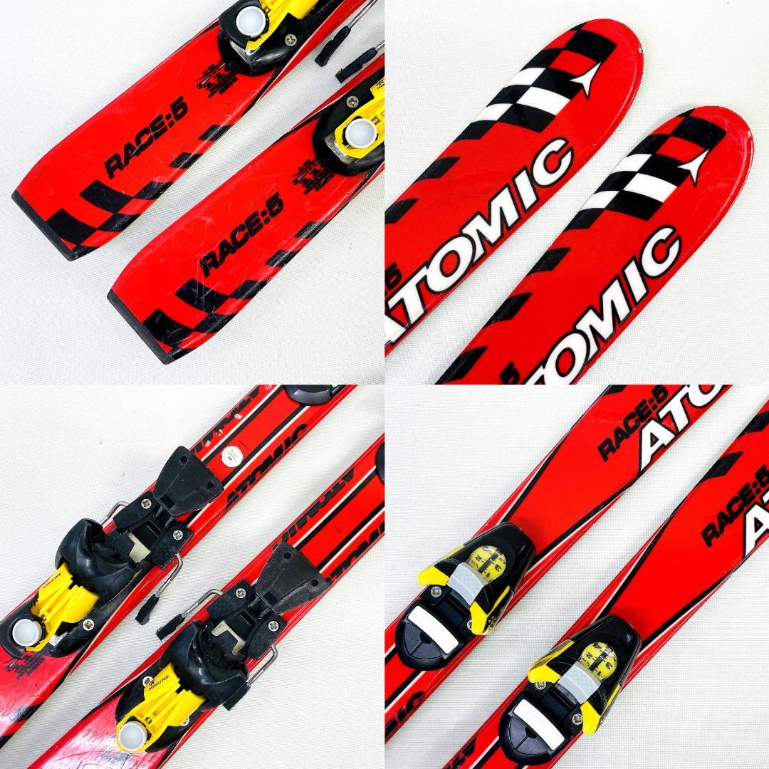 ATOMIC RACE:5 110cm ジュニアスキーセット ストック付き