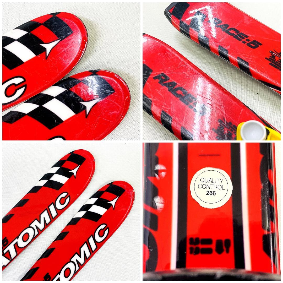 ATOMIC RACE:5 110cm ジュニアスキーセット ストック付き