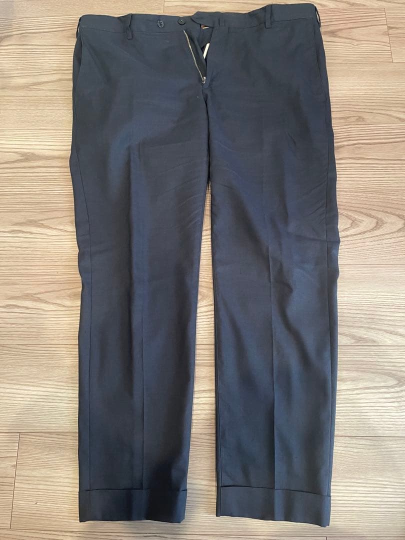 特別価格　ロロピアーナ　LOLO PIANA スラックス　パンツ　54 ネイビー