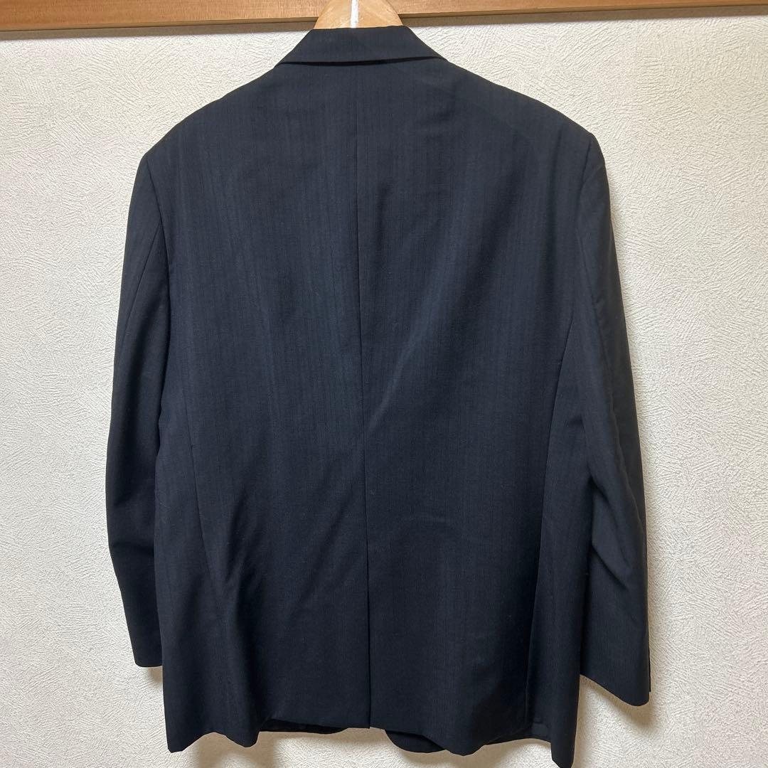 ドナートヴィンチ ビジネススーツ定番ブラック　BB7希少サイズ美品カシミア混