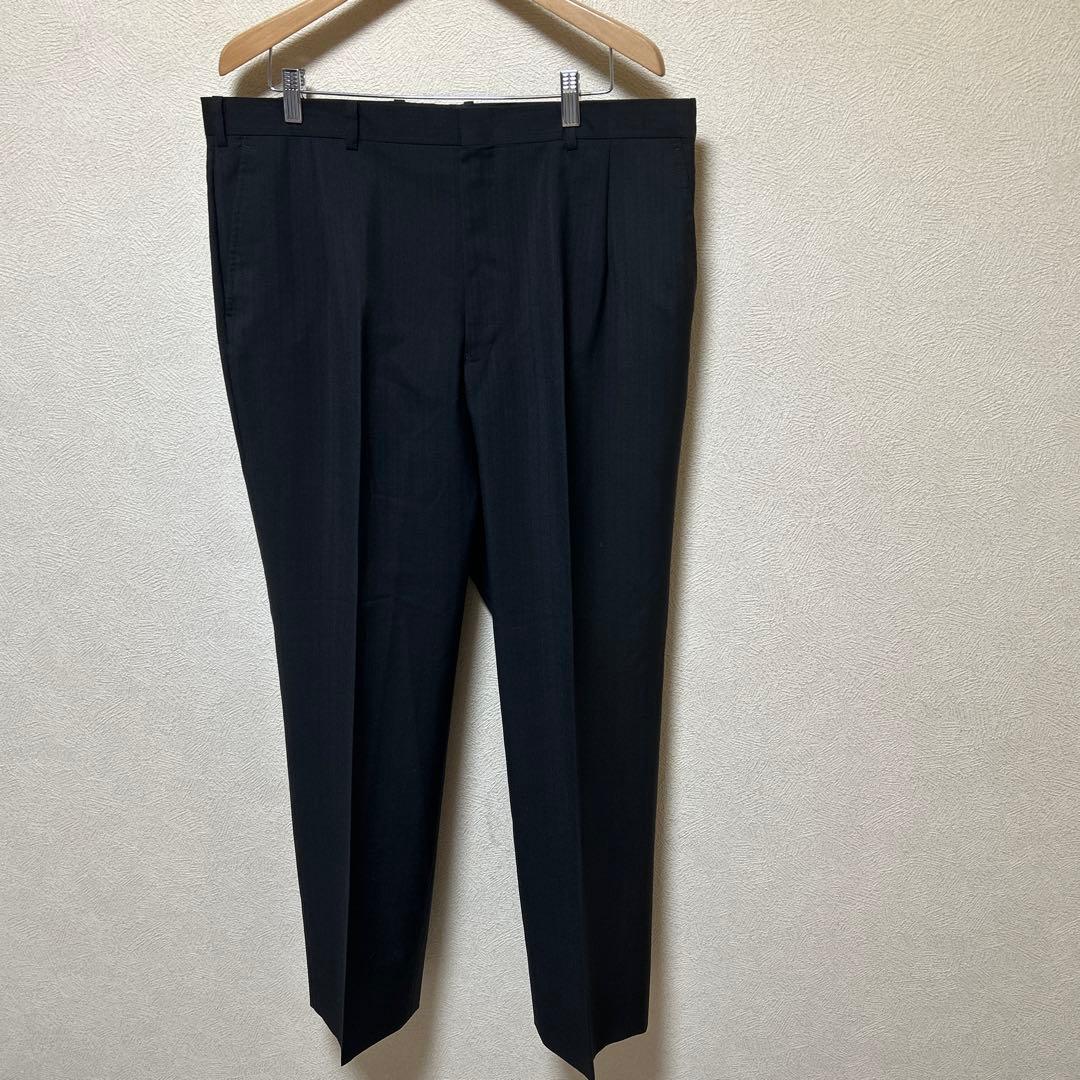 ドナートヴィンチ ビジネススーツ定番ブラック　BB7希少サイズ美品カシミア混