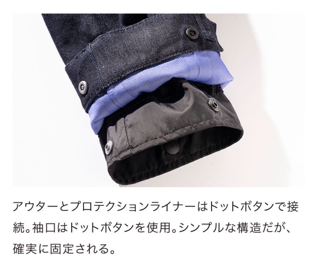 GOLDWIN GWM ゴアテックスデニムジャケット L インディゴ（ID）