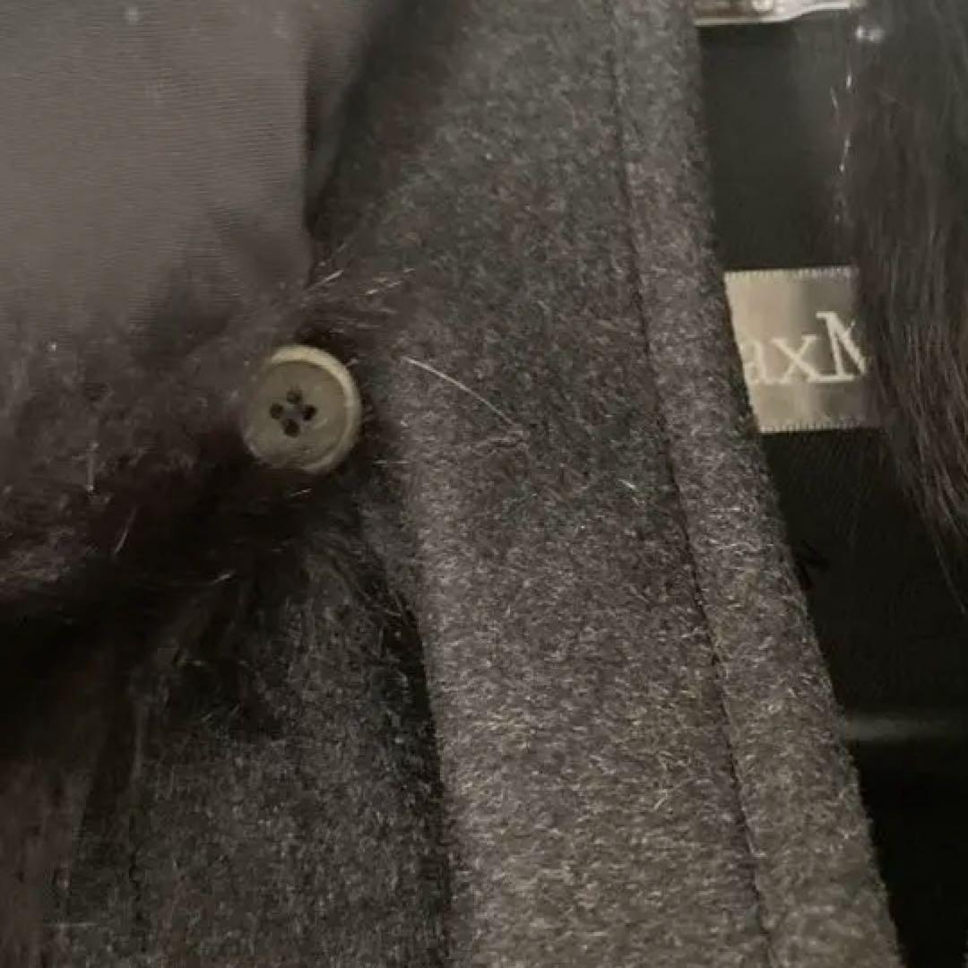 マックスマーラ　ファー襟付き　ロングコート