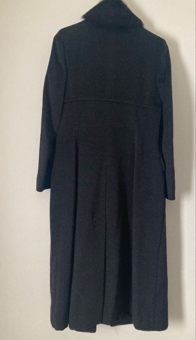 マックスマーラ　ファー襟付き　ロングコート