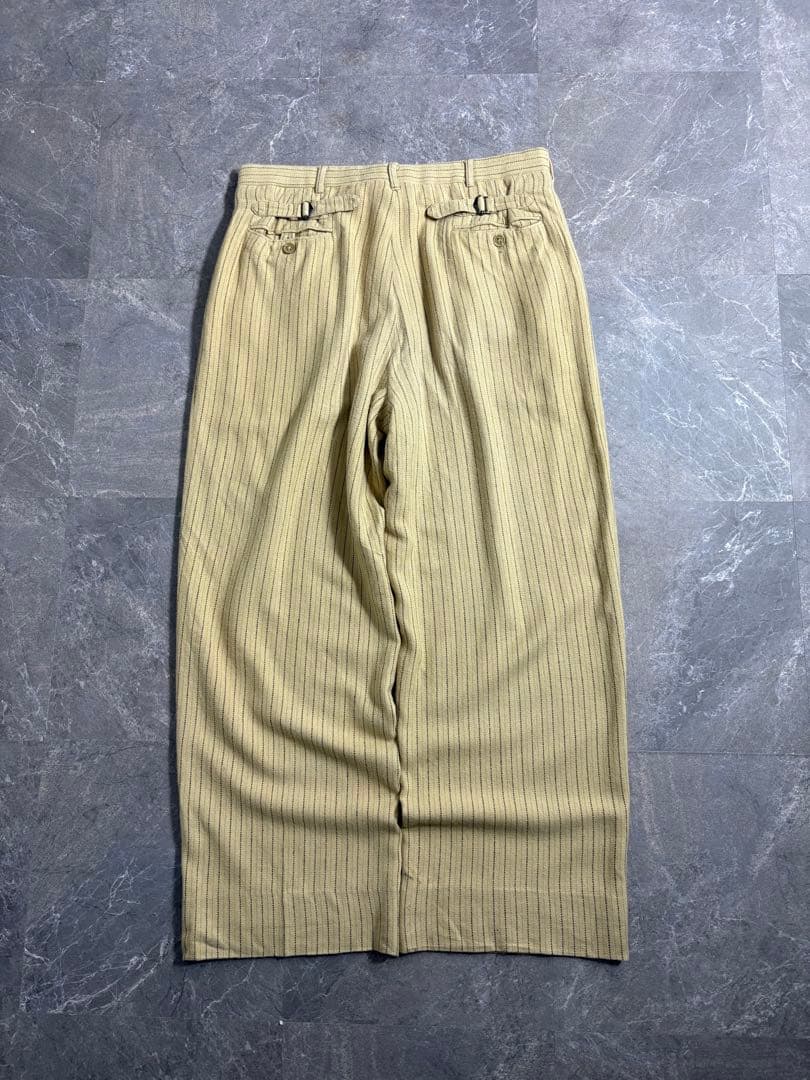 パンツ 90s Ralph Lauren baggy stripe slacks