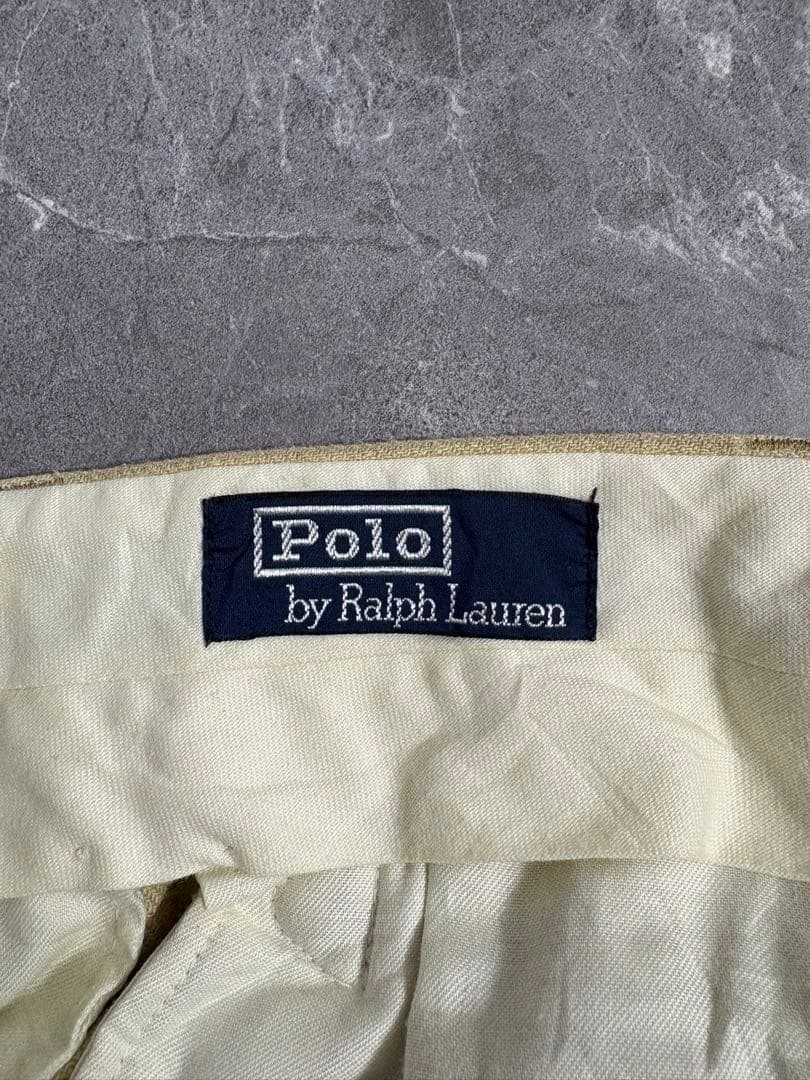 パンツ 90s Ralph Lauren baggy stripe slacks