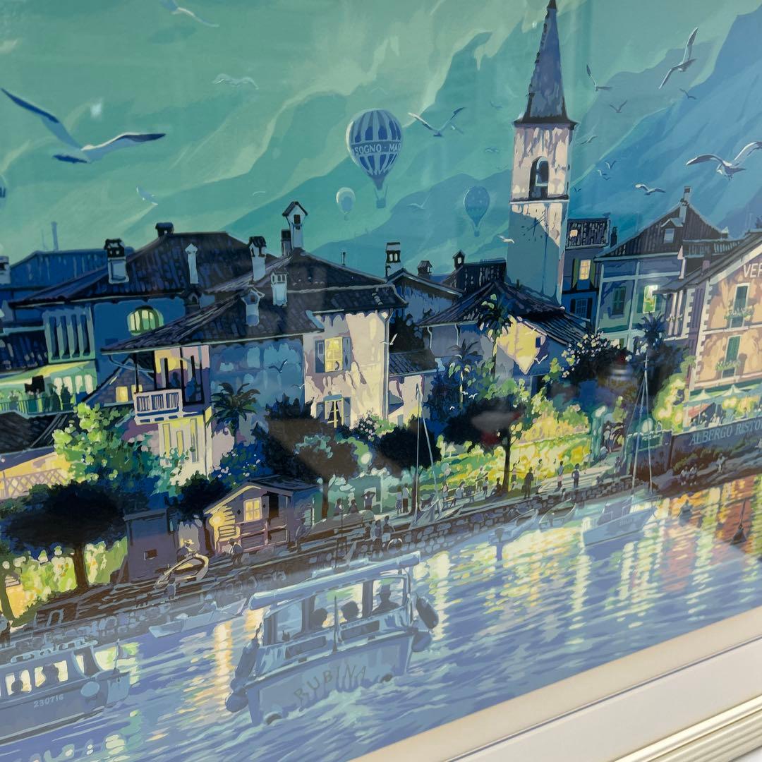 5638 AP9/30 笹倉鉄平 オリジナル シルクスクリーン ラゴ マジョーレ