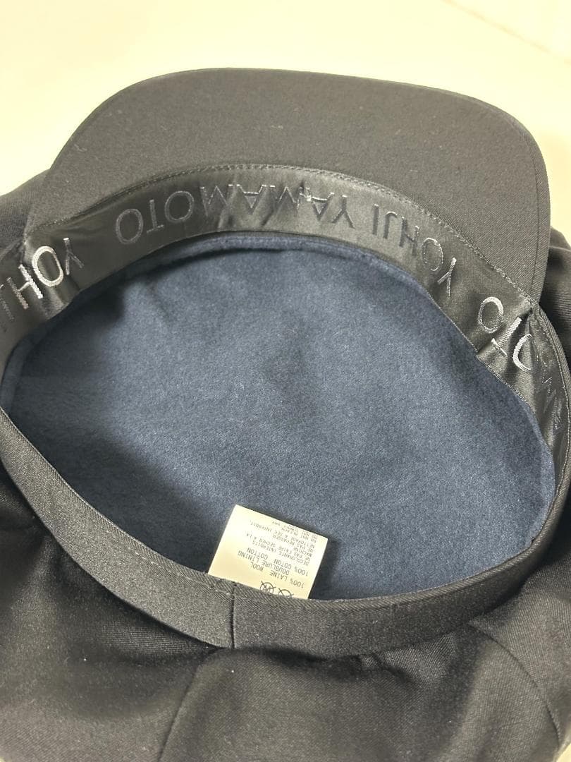 ✨美品✨ヨウジヤマモト プールオム 23AW シワギャバ キャスケット