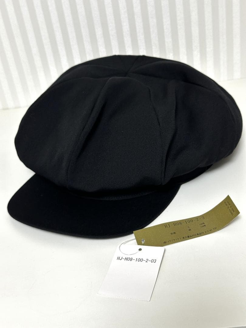 ✨美品✨ヨウジヤマモト プールオム 23AW シワギャバ キャスケット