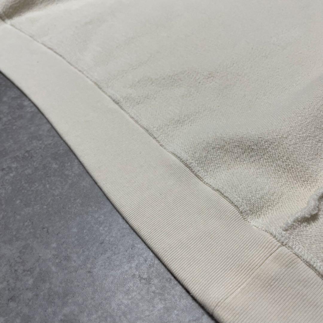 theory luxe アイボリーフルジップパーカー 綿100% 定価2.6万