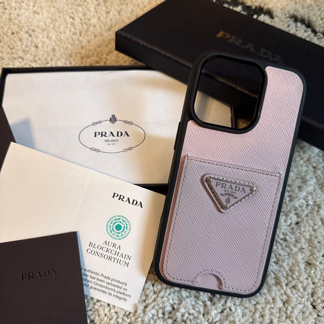 り*ご様 【箱付き】プラダ　iphoneケース PRADA iphone16pr