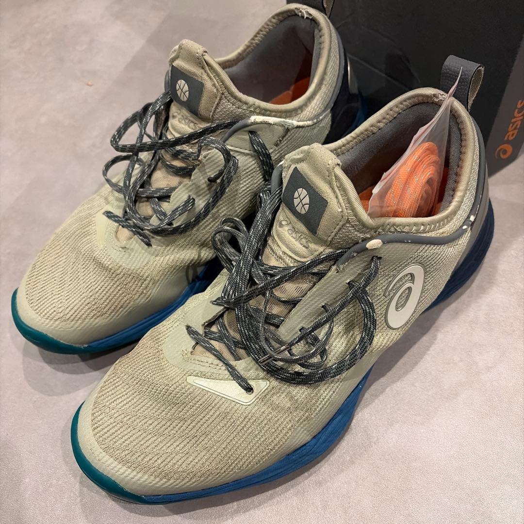 ASICS ballaholic バスケットシューズ 25.5㎝　替え紐、外箱付