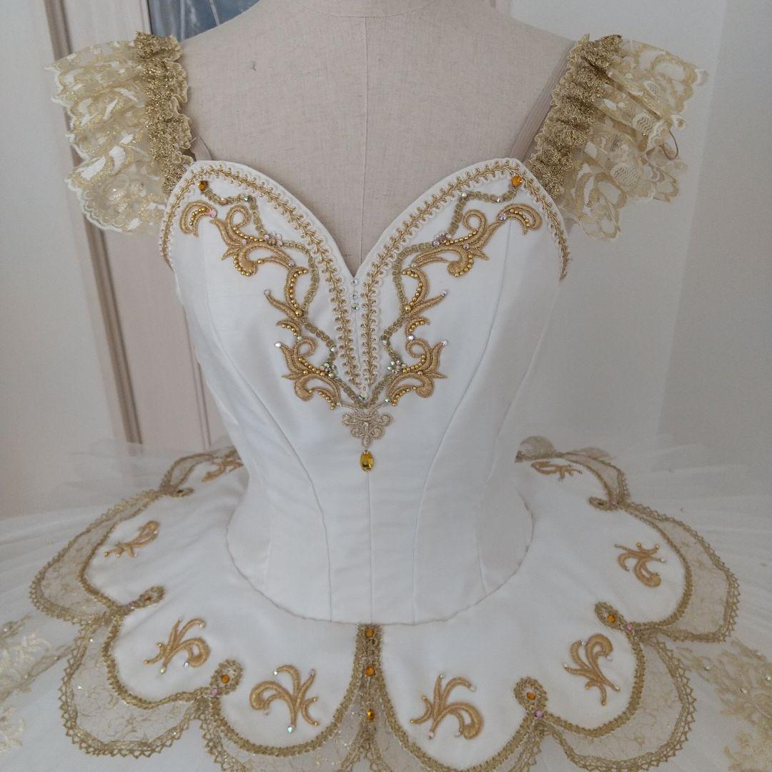 バレエ衣装 チュチュ お花頭飾り付き