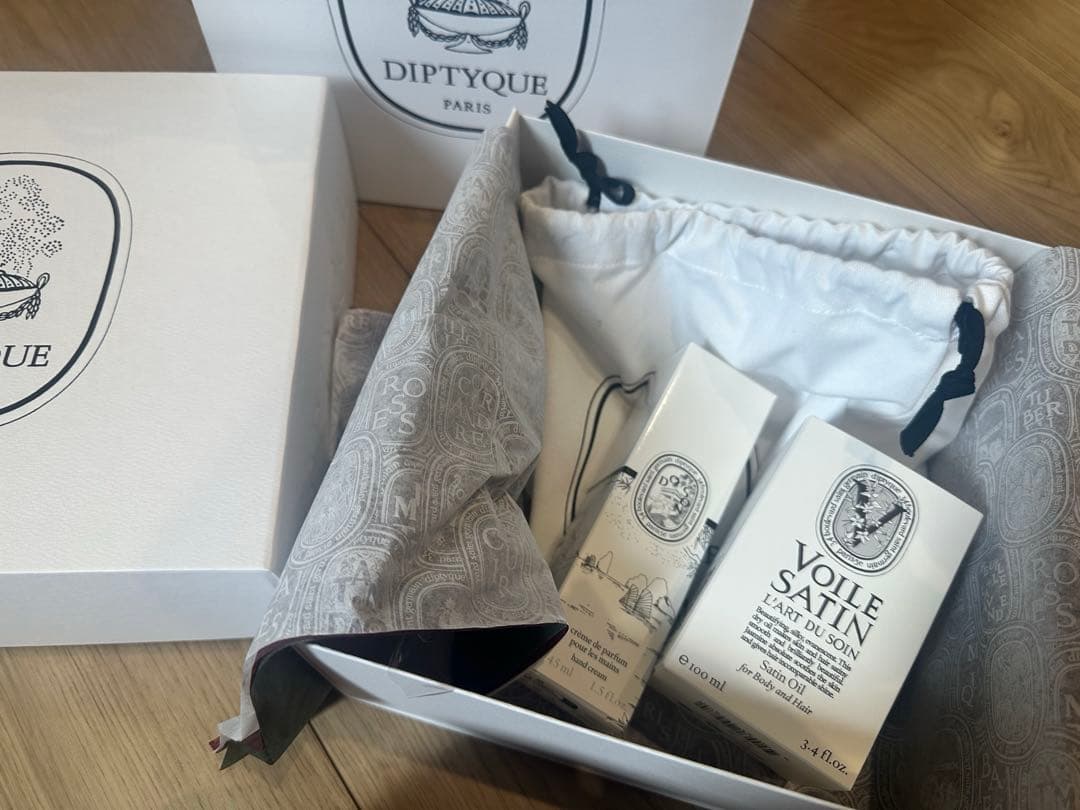 Diptyque Satin Hair Oil ハンドクリームセット