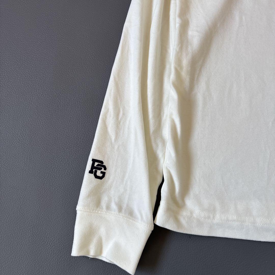 【24SS】美品♡パーリーゲイツ 綿ベア天竺長袖ハイネックカットソー ニコちゃん