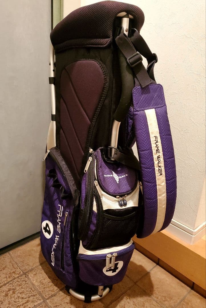 希少 ミズノ フレームウォーカー キャディバッグ nine ball
