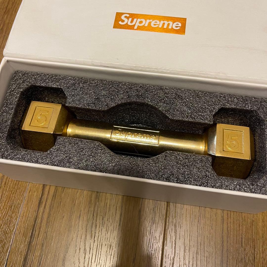 超希少！シュプリーム Supreme Plated Dumbbell ダンベル