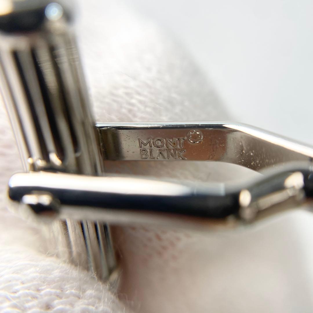 モンブラン MONTBLANE オニキス カフス シルバーカラー