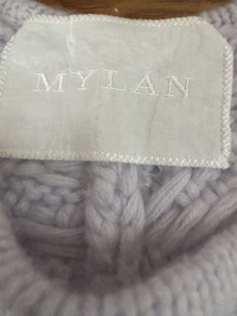 マイランMYRAN カシミア100% ポンチョ　ベビーピンク