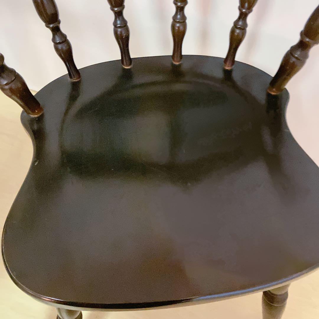 飛騨産業　木製　キャプテンチェア　2脚セット　ダイニングチェア　アームチェア　①