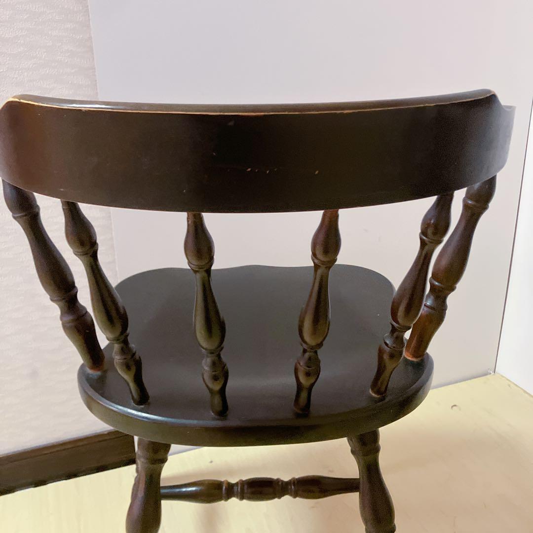 飛騨産業　木製　キャプテンチェア　2脚セット　ダイニングチェア　アームチェア　①