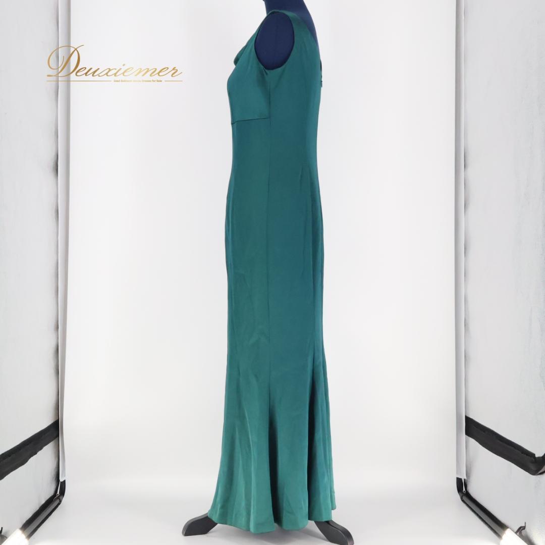 【日本製 パーティドレス】グリーン Primish 東京ソワール ワンピース 緑