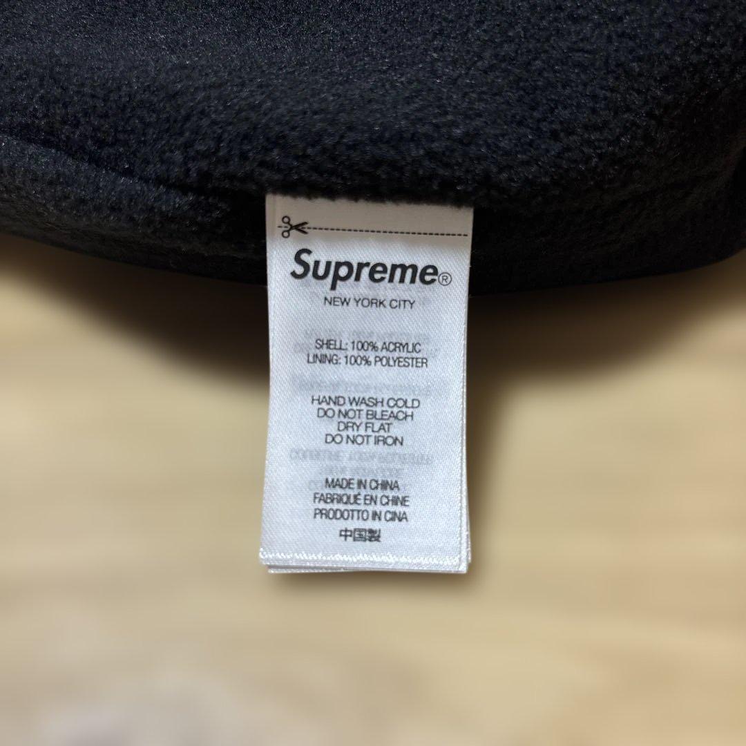 Supreme ニット帽 ブラック・ホワイト