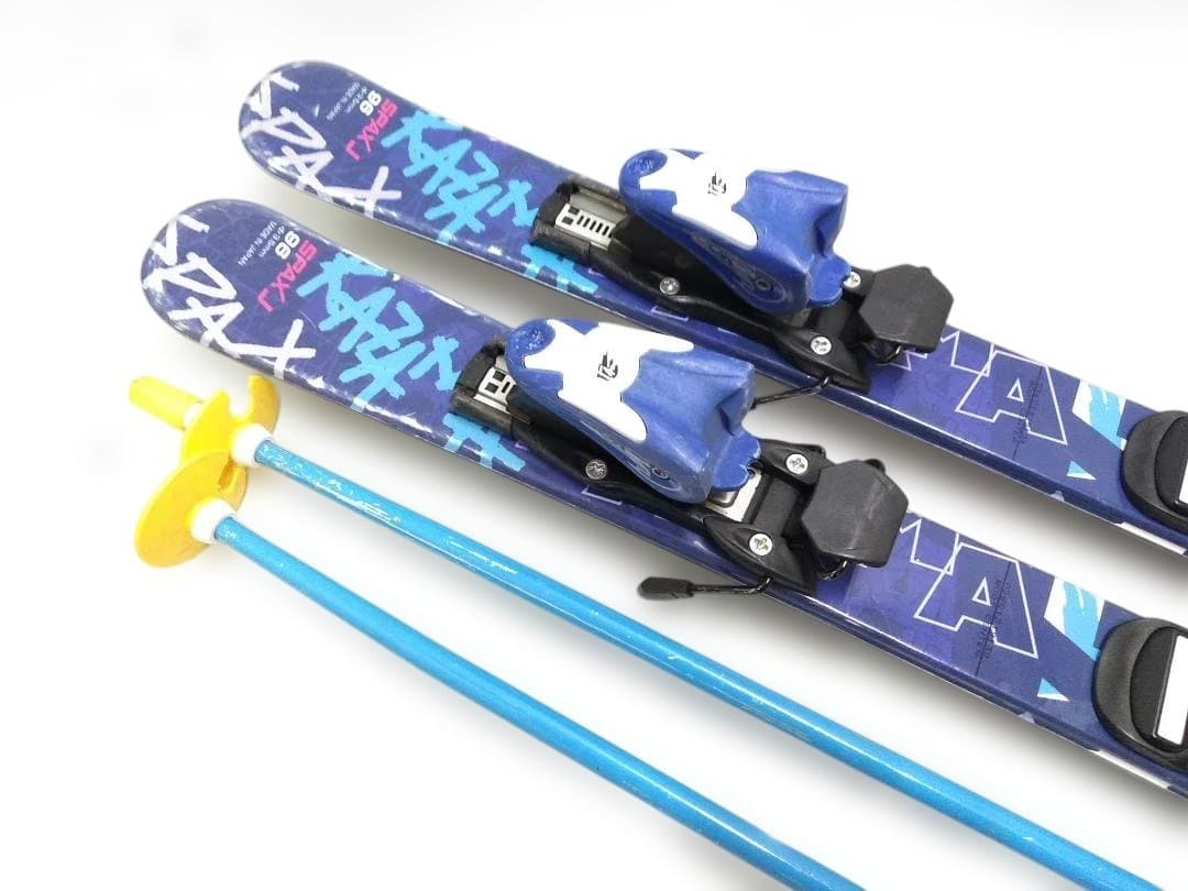 キッズスキー4点セット カザマ SPAX J 96cm ブーツ ヘッド20cm