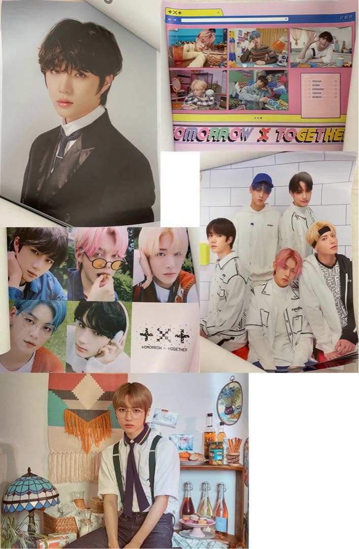 TXT BLUE HOUR NYEL FANLIVE ポスター ボムギュ