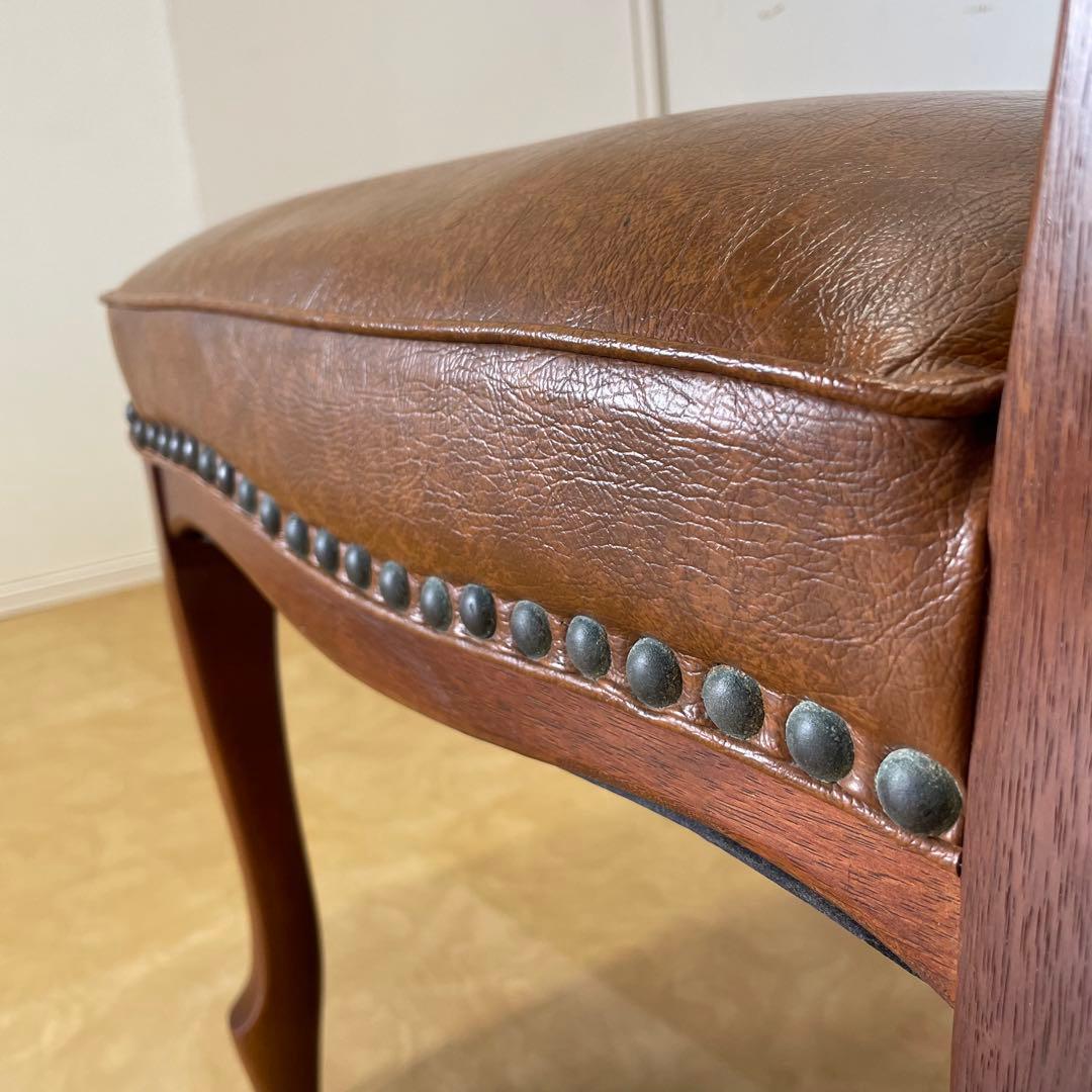 マルニ木工 ベルサイユ チェア④ 猫脚 鋲打ち チェア 椅子 イス アンティーク