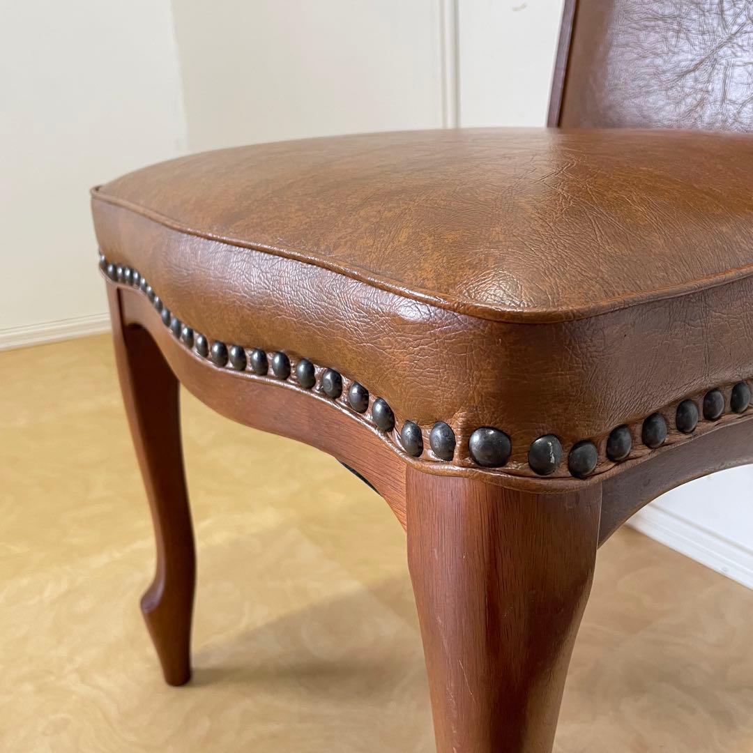 マルニ木工 ベルサイユ チェア④ 猫脚 鋲打ち チェア 椅子 イス アンティーク