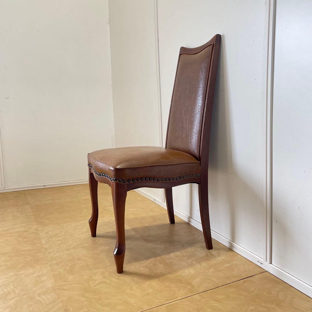 マルニ木工 ベルサイユ チェア④ 猫脚 鋲打ち チェア 椅子 イス アンティーク